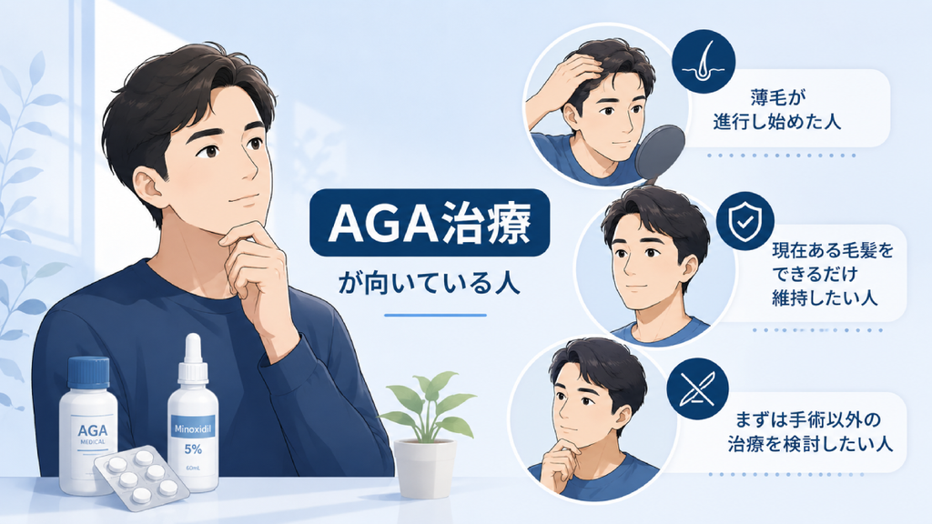 AGA治療が向いている人