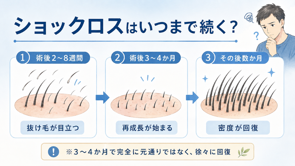 ショックロスはいつまで続く？
