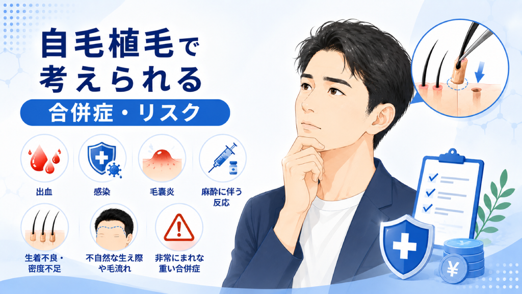 自毛植毛で考えられる合併症・リスク