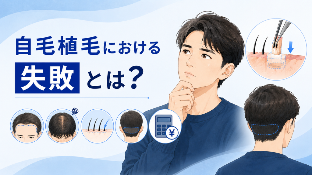 自毛植毛における「失敗」とは？
