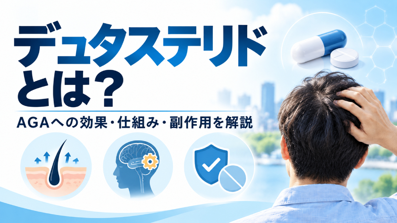 デュタステリドとは？AGAへの効果・仕組み・副作用を解説
